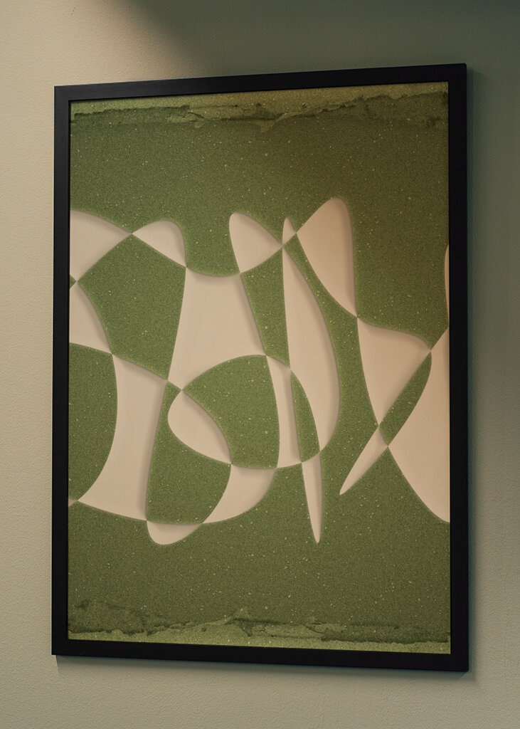 Groovy Green Swirl No2