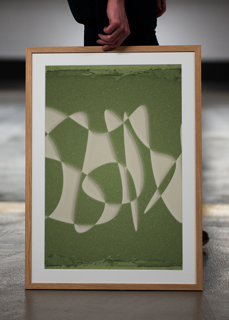 Groovy Green Swirl No2