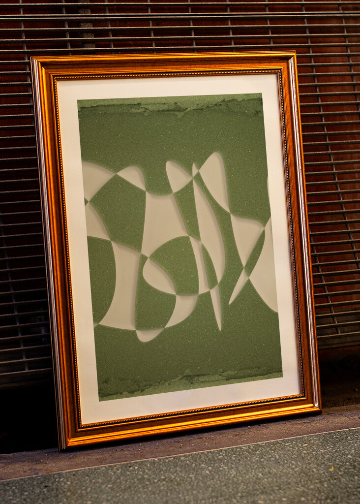 Groovy Green Swirl No2