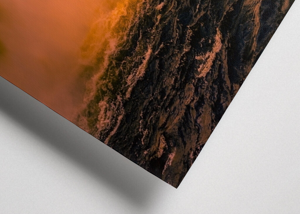 Tännforsen Wasserfall in der Sonne