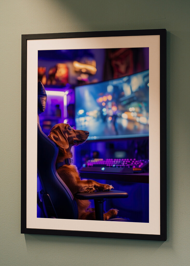 Gamer Jezevčík Klobása Pes