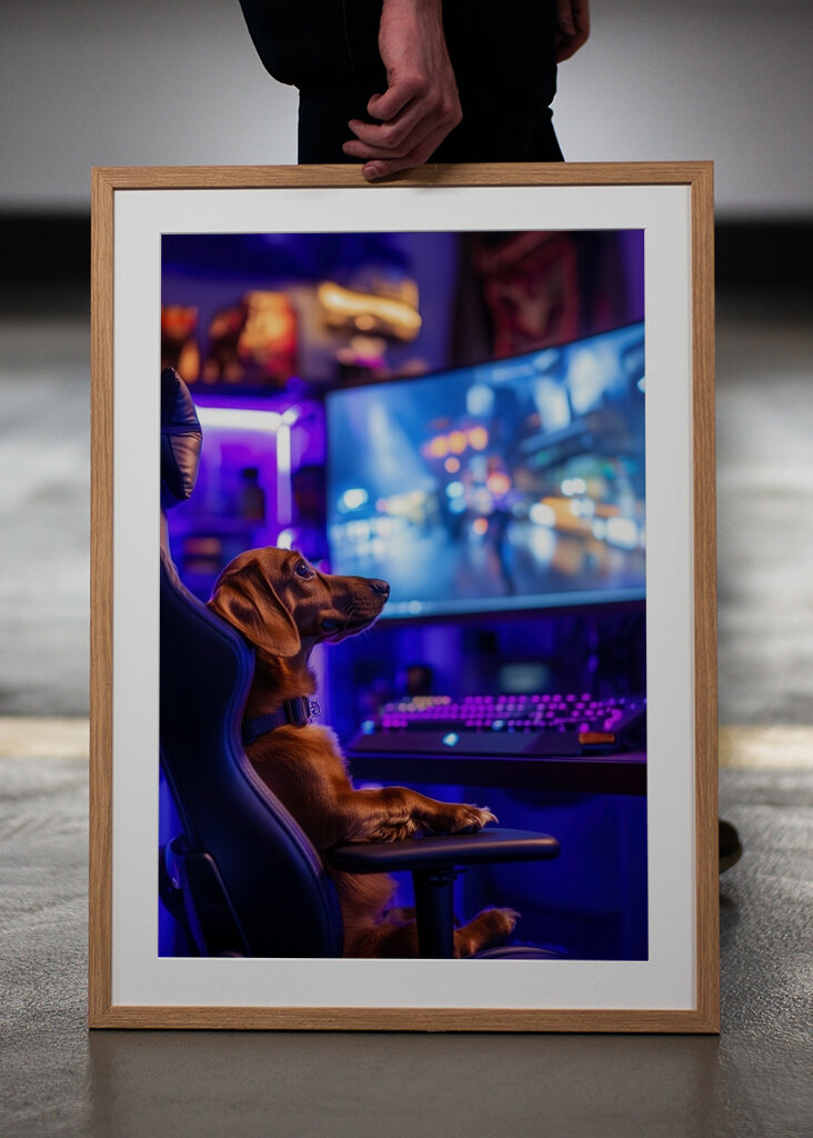 Gamer Jezevčík Klobása Pes