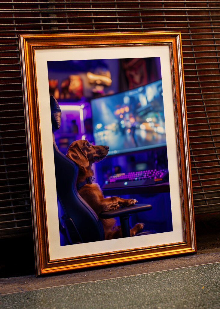 Gamer Jezevčík Klobása Pes