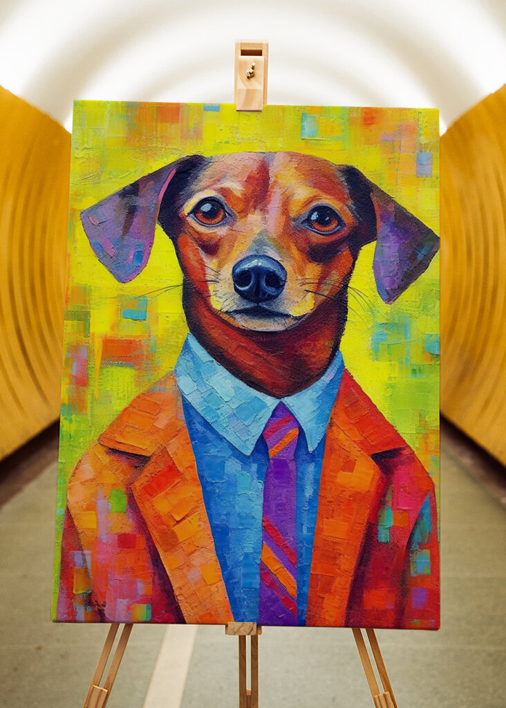 Classy Dachshund Portrait