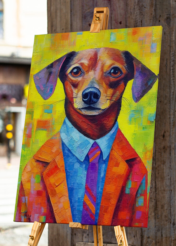 Classy Dachshund Portrait