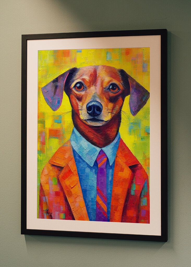 Classy Dachshund Portrait