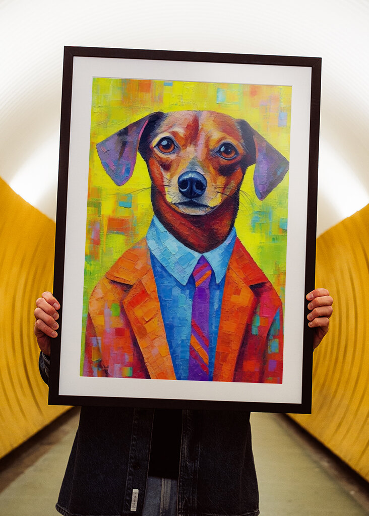 Classy Dachshund Portrait