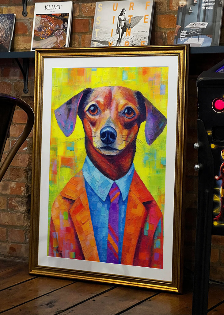 Classy Dachshund Portrait