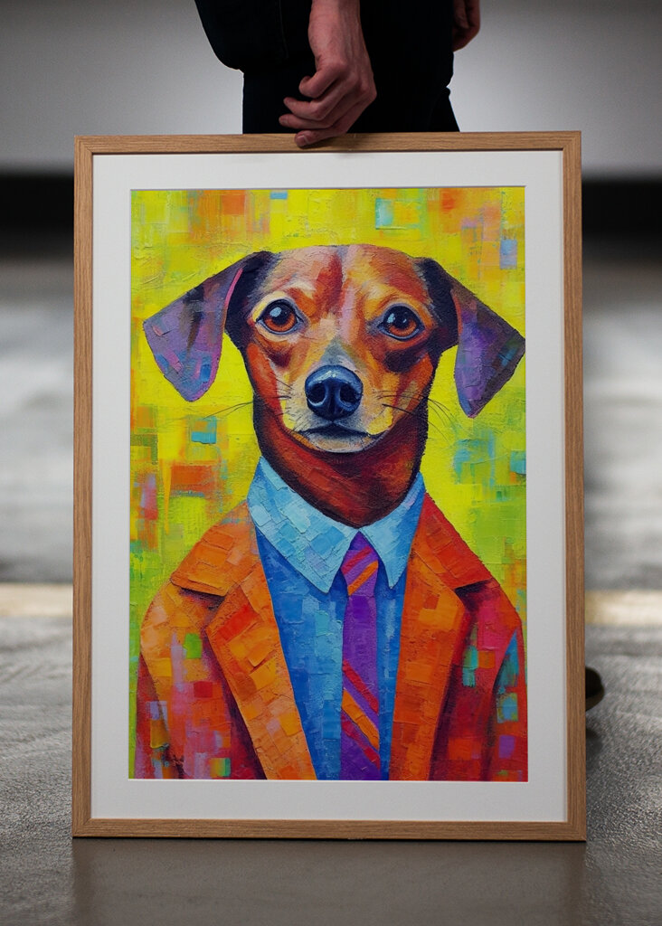 Classy Dachshund Portrait