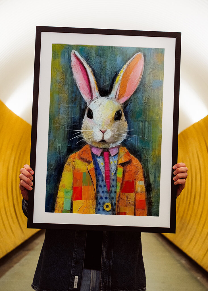 Patchwork Elegance Rabbit