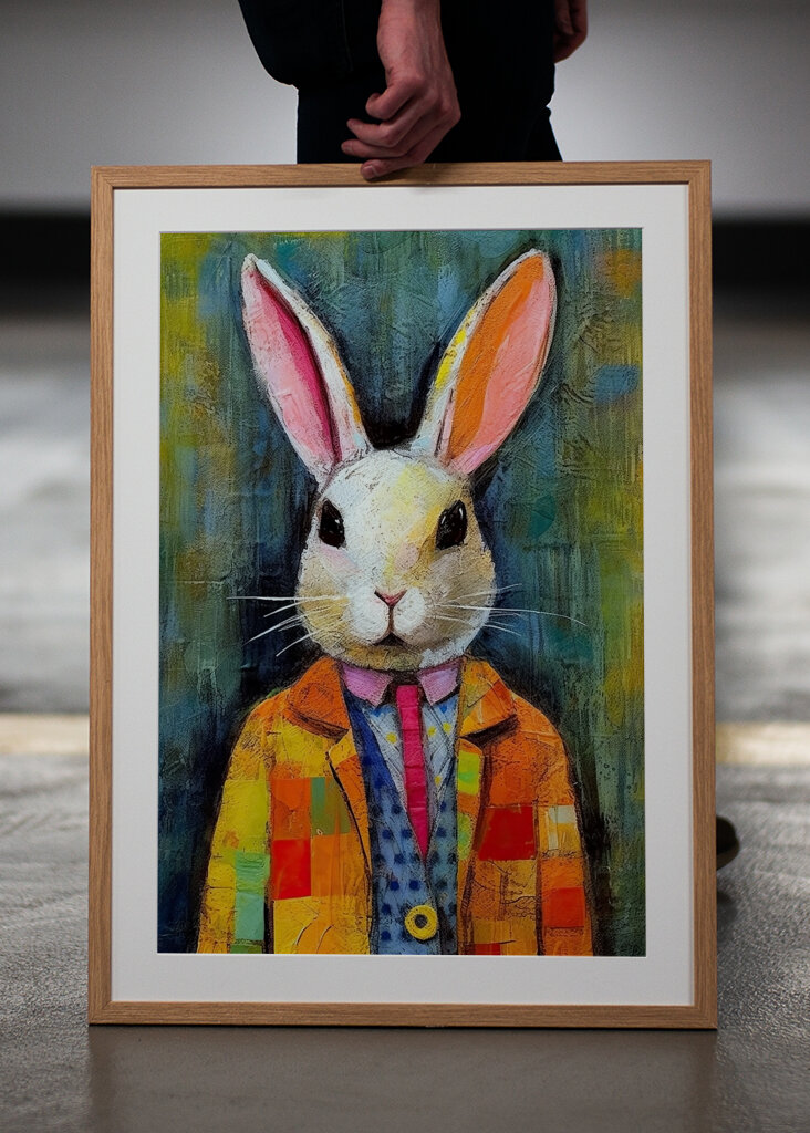 Patchwork Elegance Rabbit