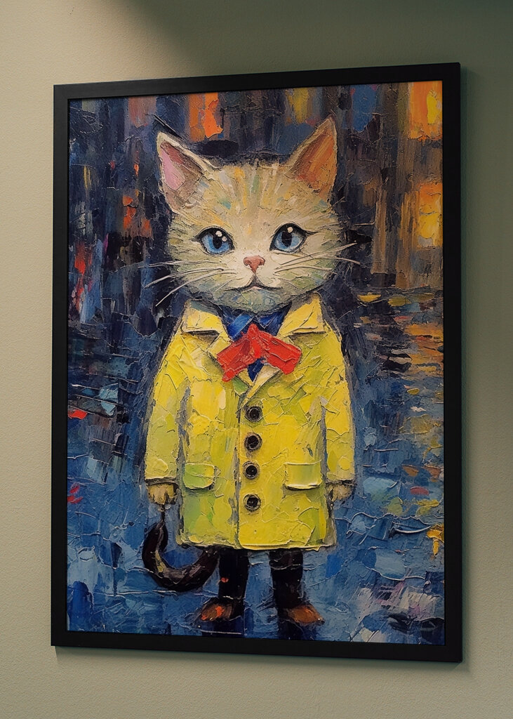 Rainy Day Cat in Style