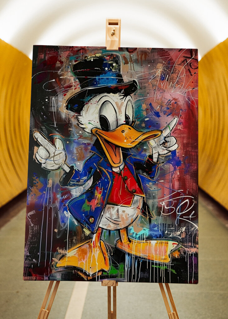 Elegante Ente mit Stil