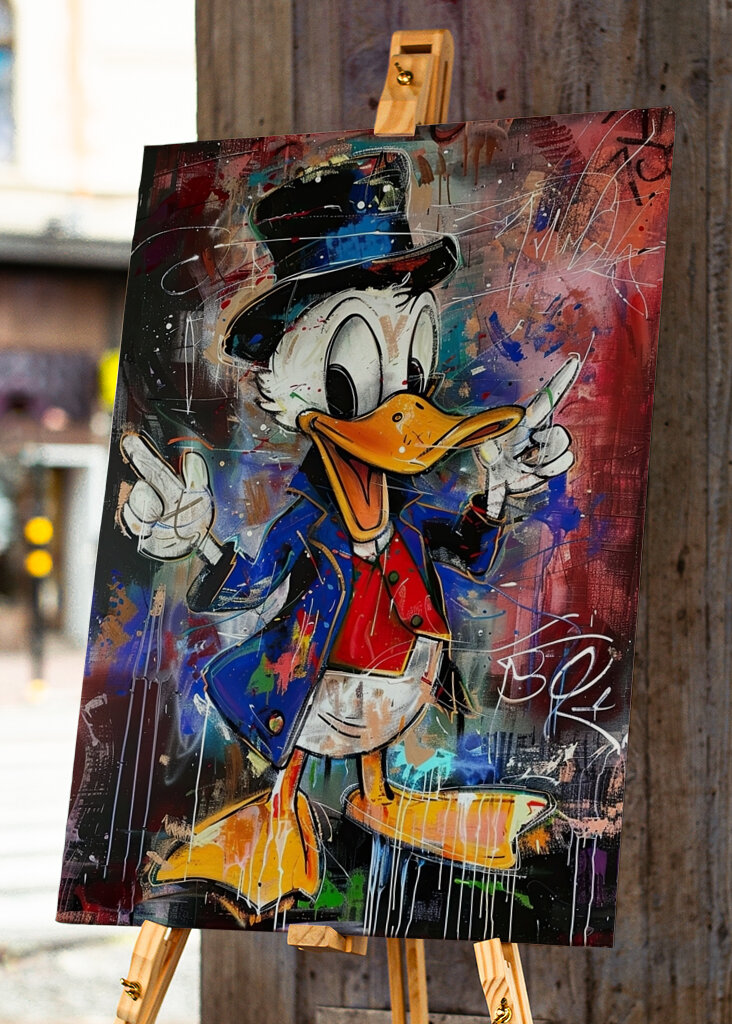 Elegante Ente mit Stil