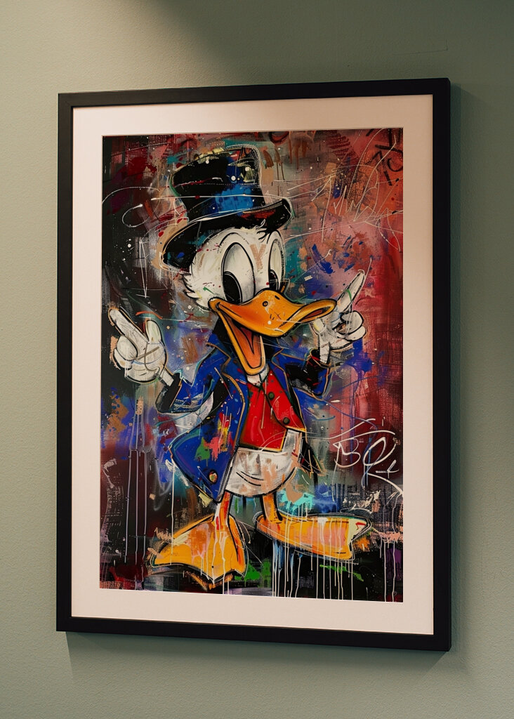 Elegante Ente mit Stil