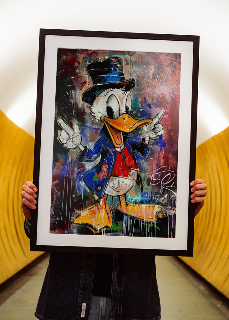 Elegante Ente mit Stil