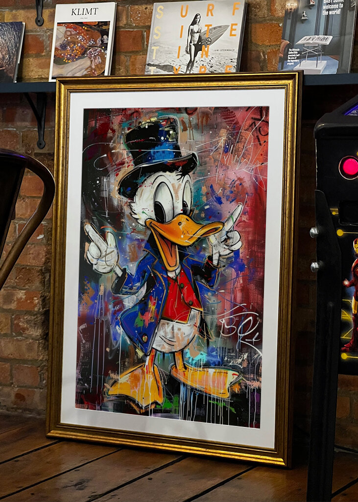 Elegante Ente mit Stil