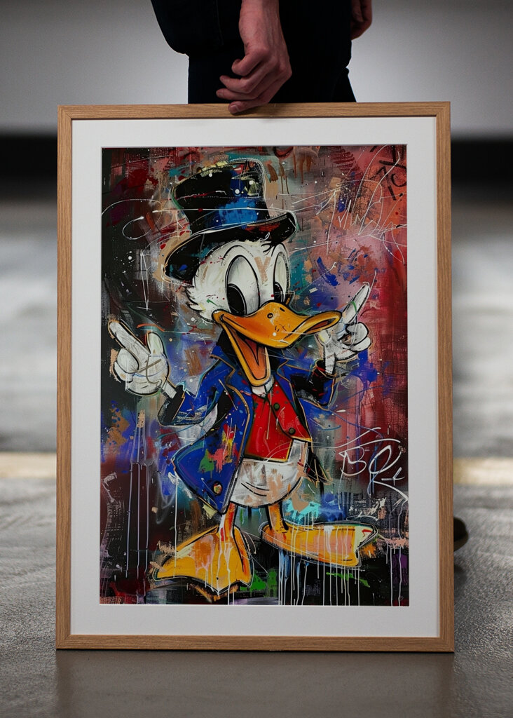 Elegante Ente mit Stil