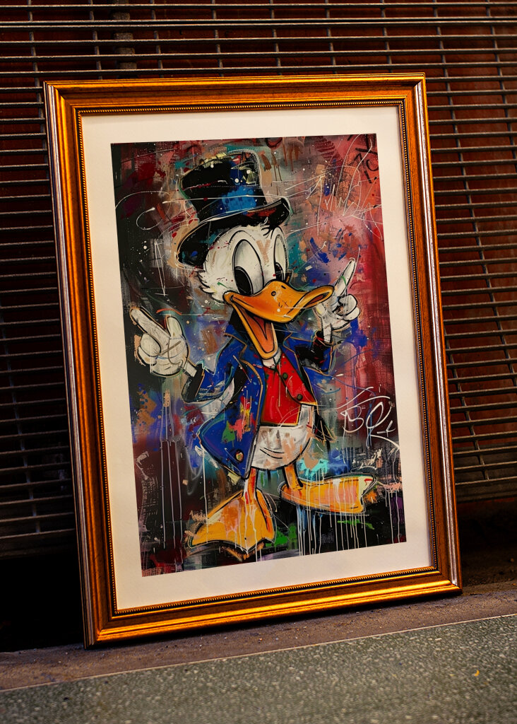 Elegante Ente mit Stil