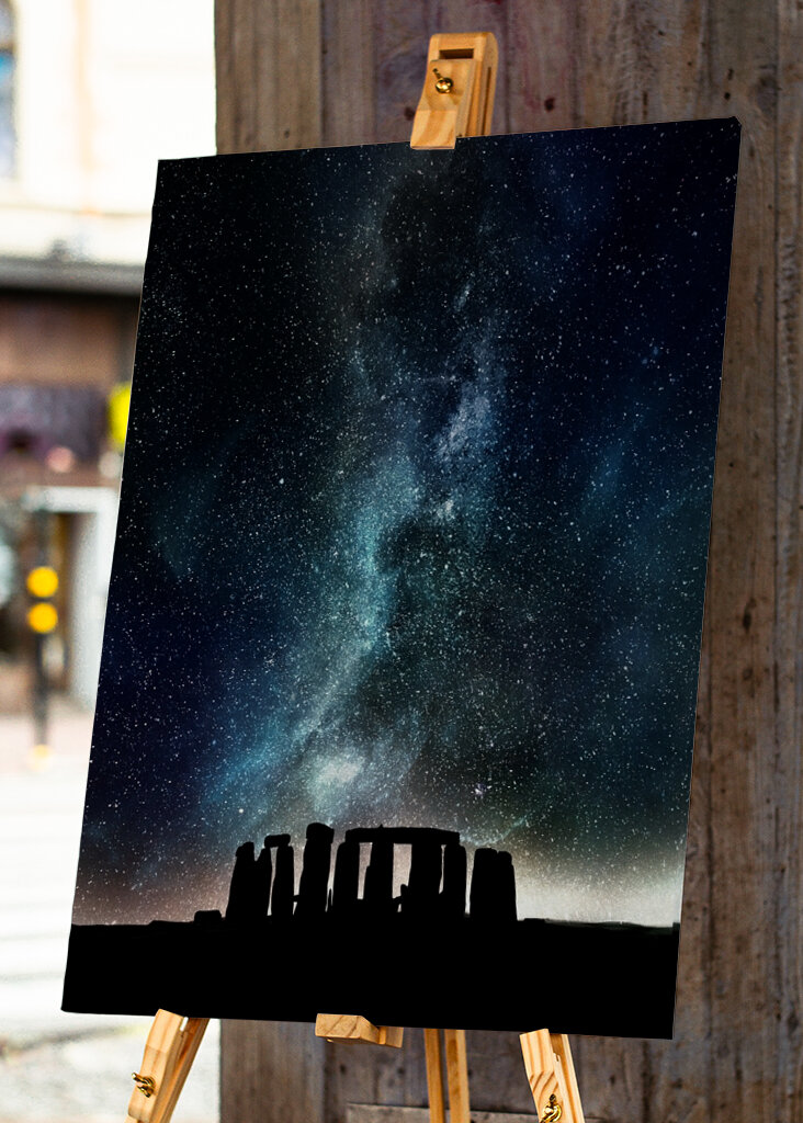 Kosmische Nacht Stonehenge 