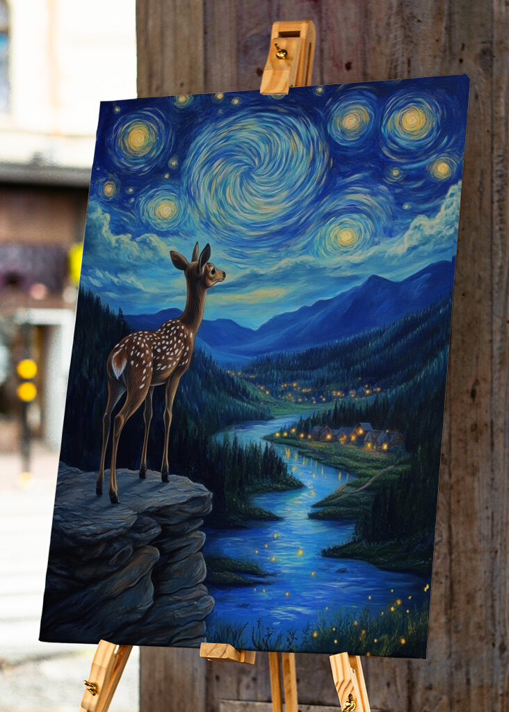 Szarvas a csillagos ég alatt