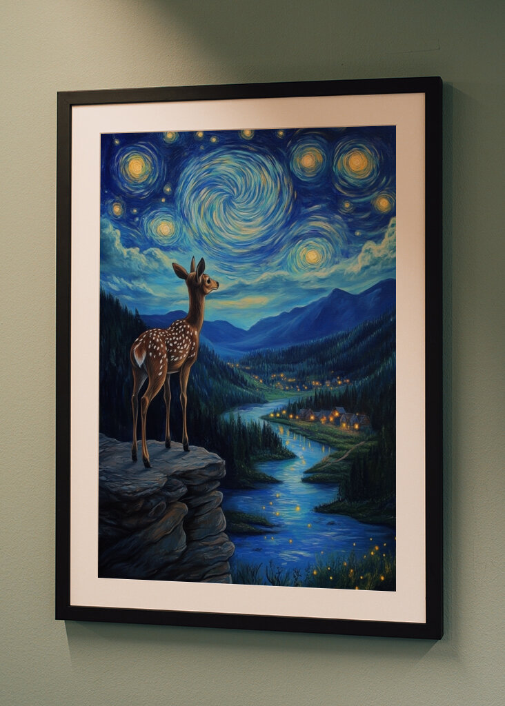 Szarvas a csillagos ég alatt