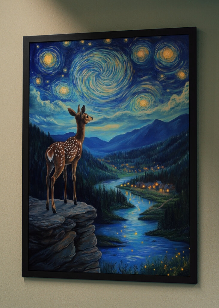Szarvas a csillagos ég alatt