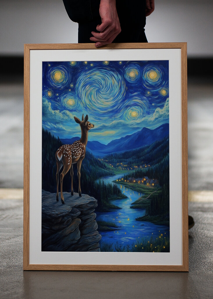 Szarvas a csillagos ég alatt