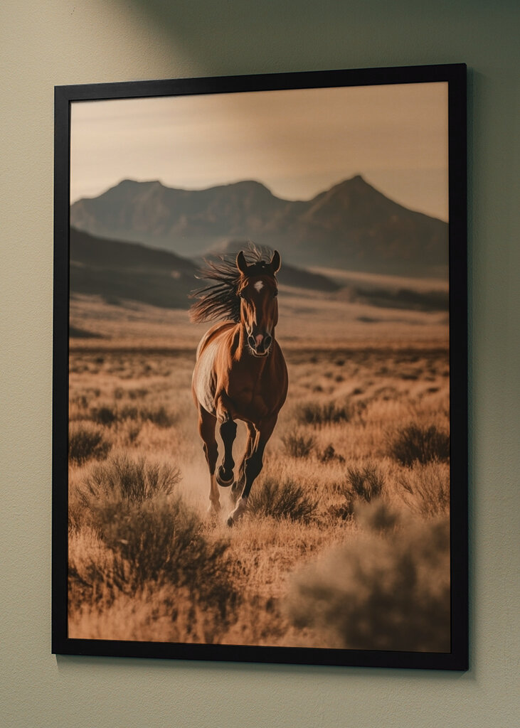 Divoký kôň v púšti