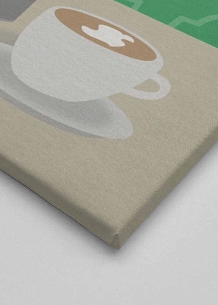 Kaffe på køkkenbordet