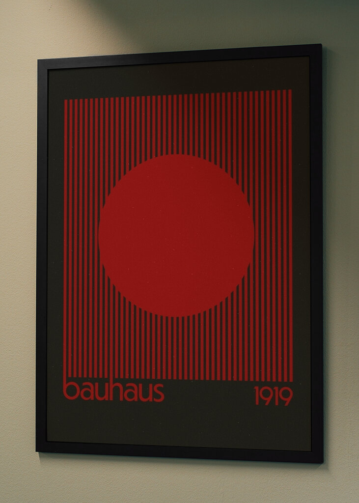 Bauhaus grün und rot