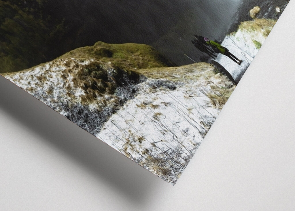 Seljalandsfoss bei stürmischem Wetter