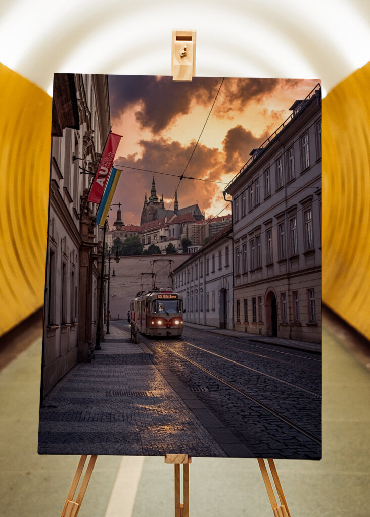 Tramonto a Praga