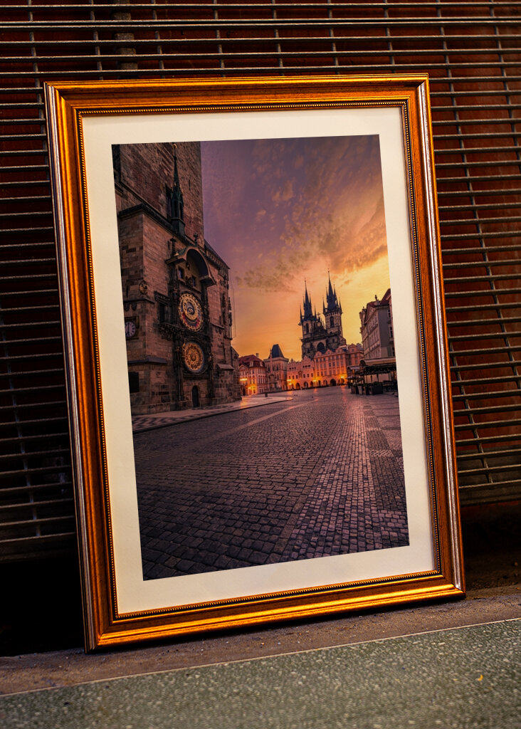 Sunrise at Old Town Square