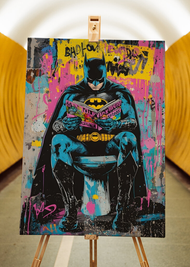 ¡Divertido batibaño santo! 