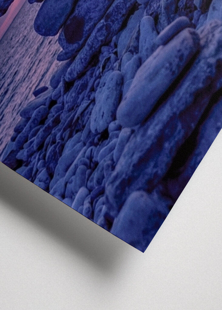 Stone Cairn at Sunset