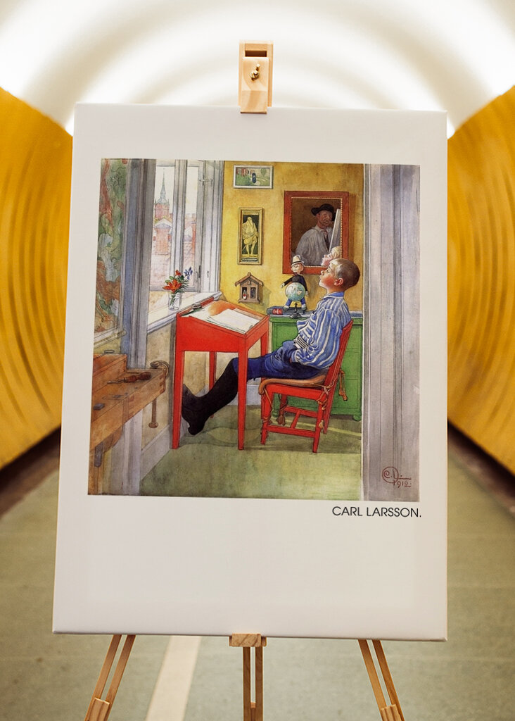 Esbjorn Doing His Homework	