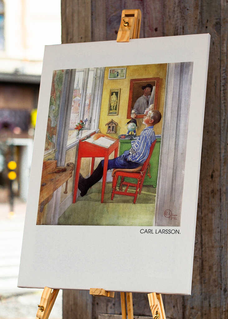 Esbjorn Doing His Homework	