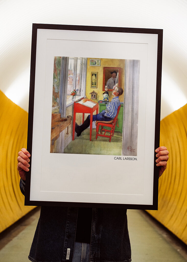 Esbjorn Doing His Homework	