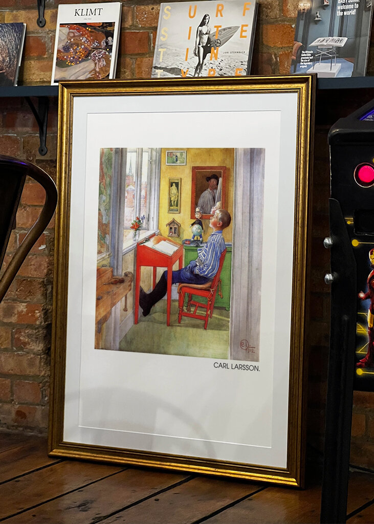 Esbjorn Doing His Homework	