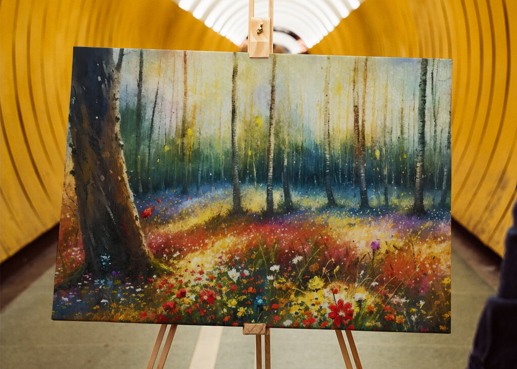 Frühlingslicht im Wald