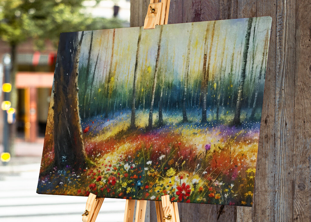 Frühlingslicht im Wald