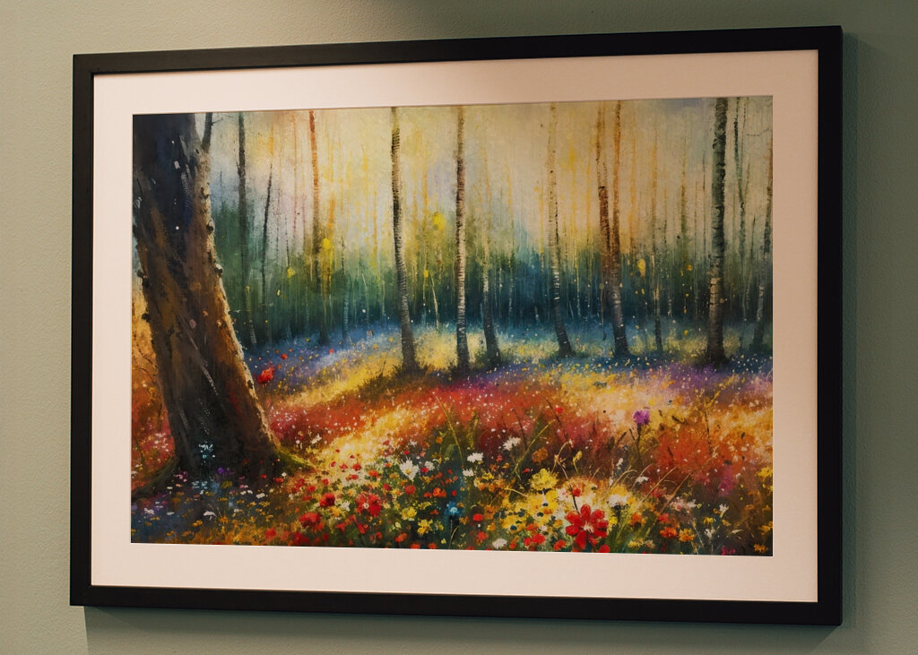 Frühlingslicht im Wald