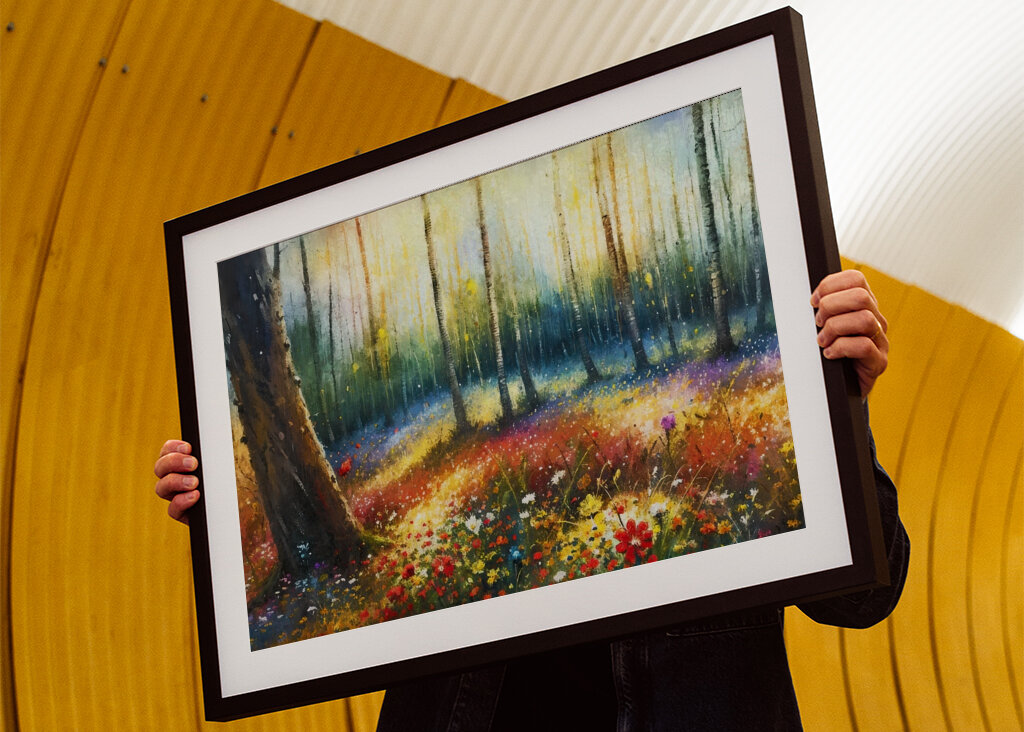 Frühlingslicht im Wald