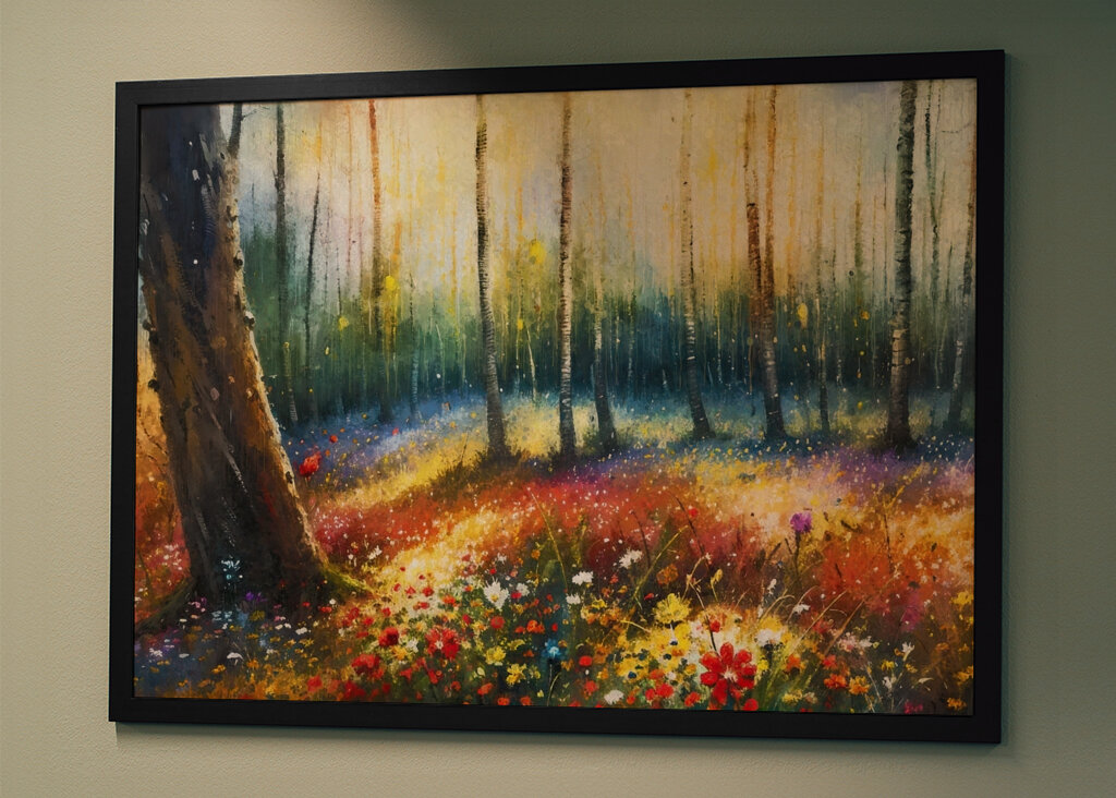 Frühlingslicht im Wald