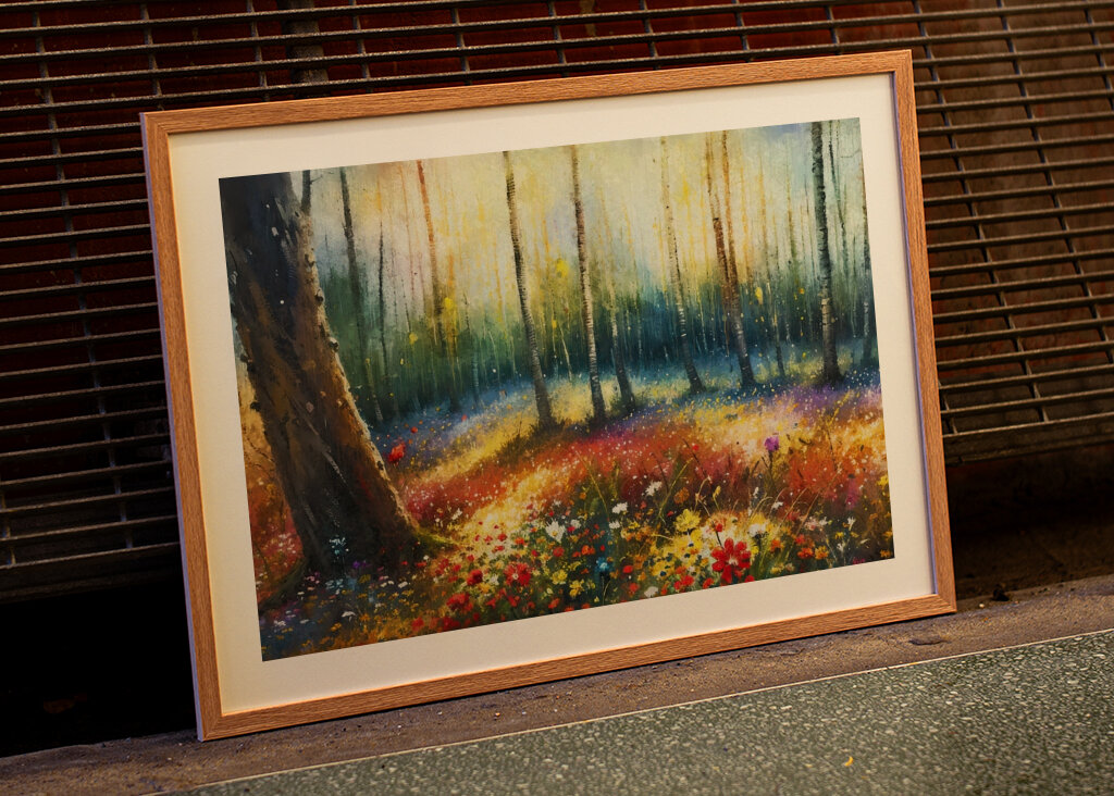 Frühlingslicht im Wald