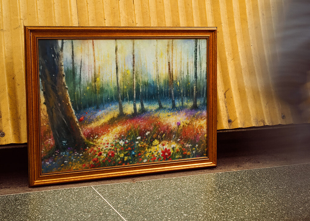 Frühlingslicht im Wald