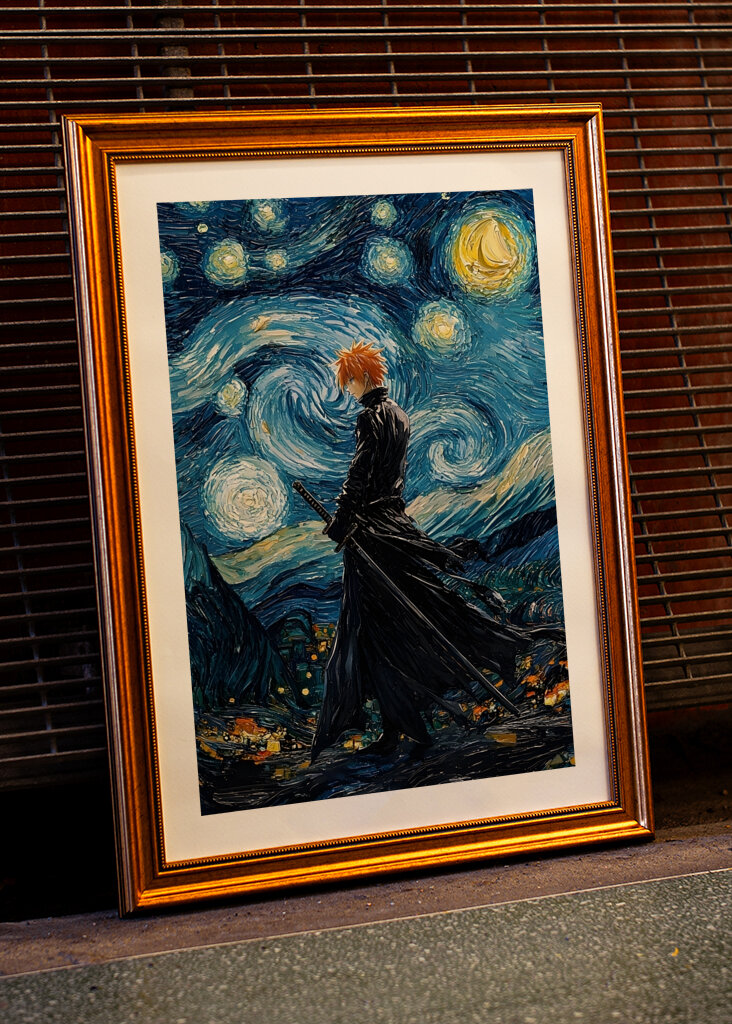 Ichigo Bleach stjerneklar natt