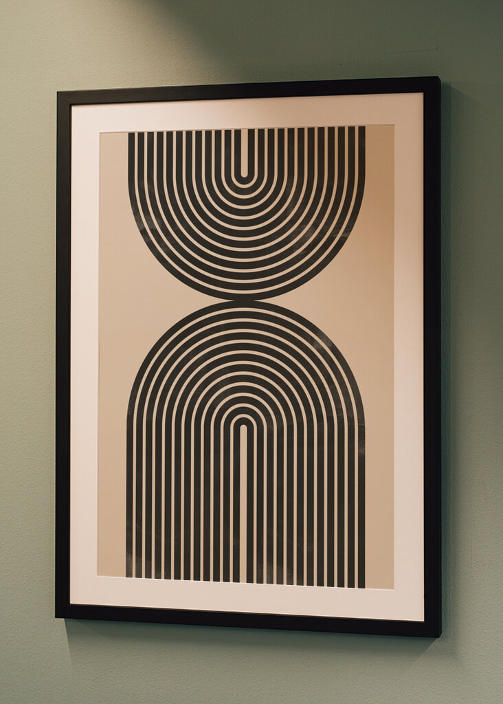 Retro geometriske linjer