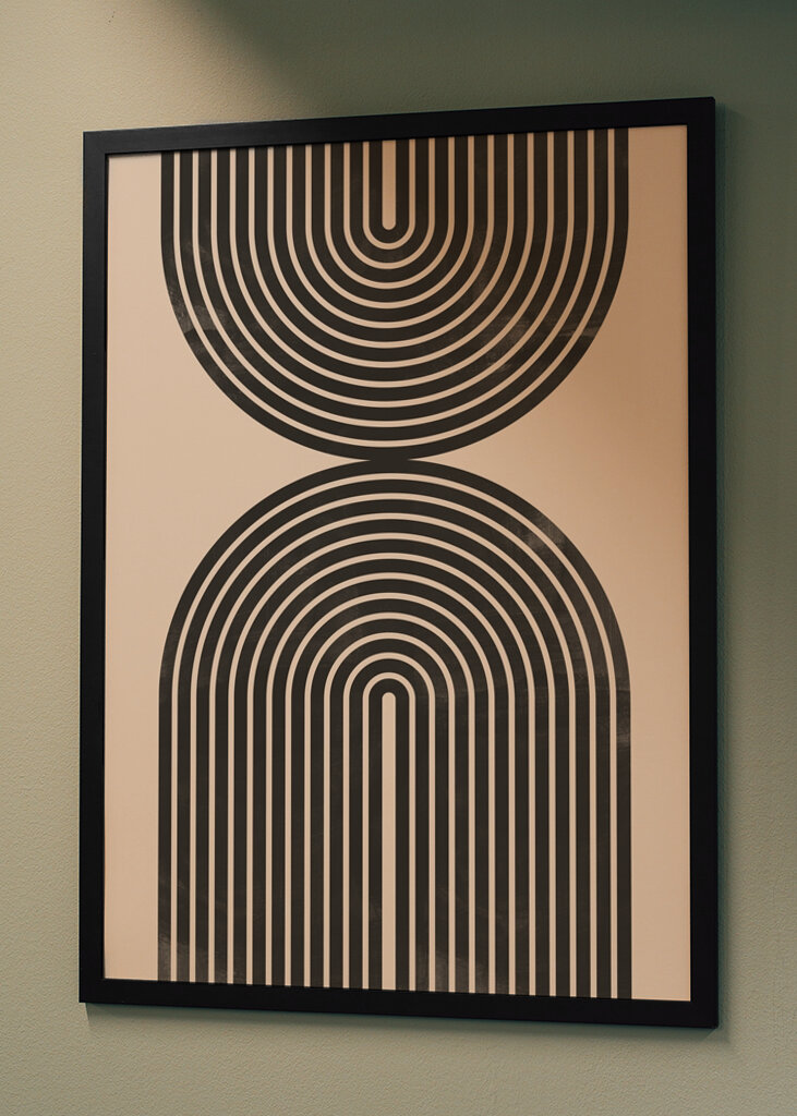 Retro geometriske linjer